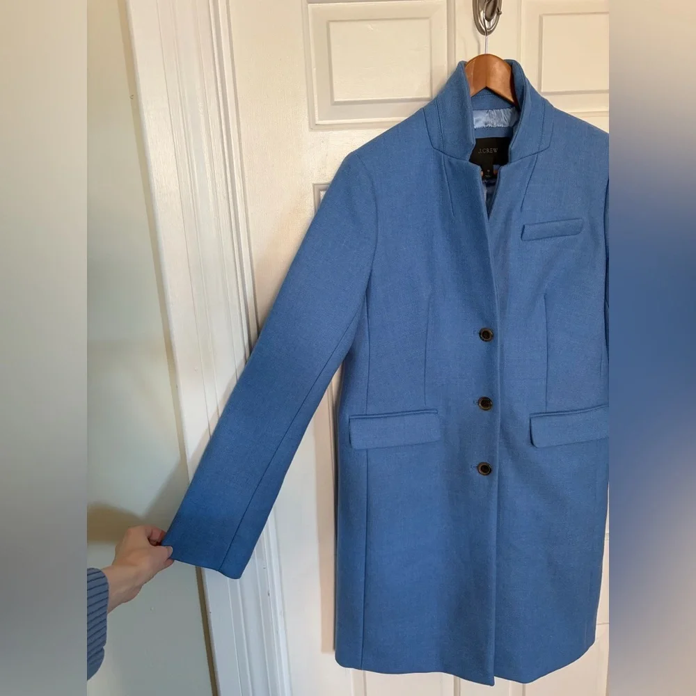 J. Crew Regent 100% Wool Pea Coat 10 - Picture 5 of 11